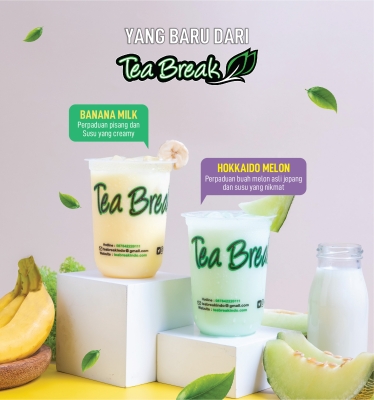 Menu Baru Banana Milk dan Hokkaido Melon